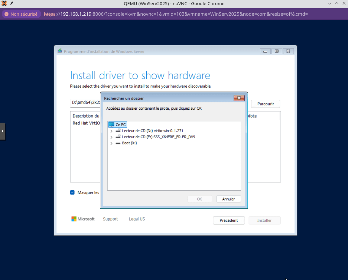 Install Virtio Driver