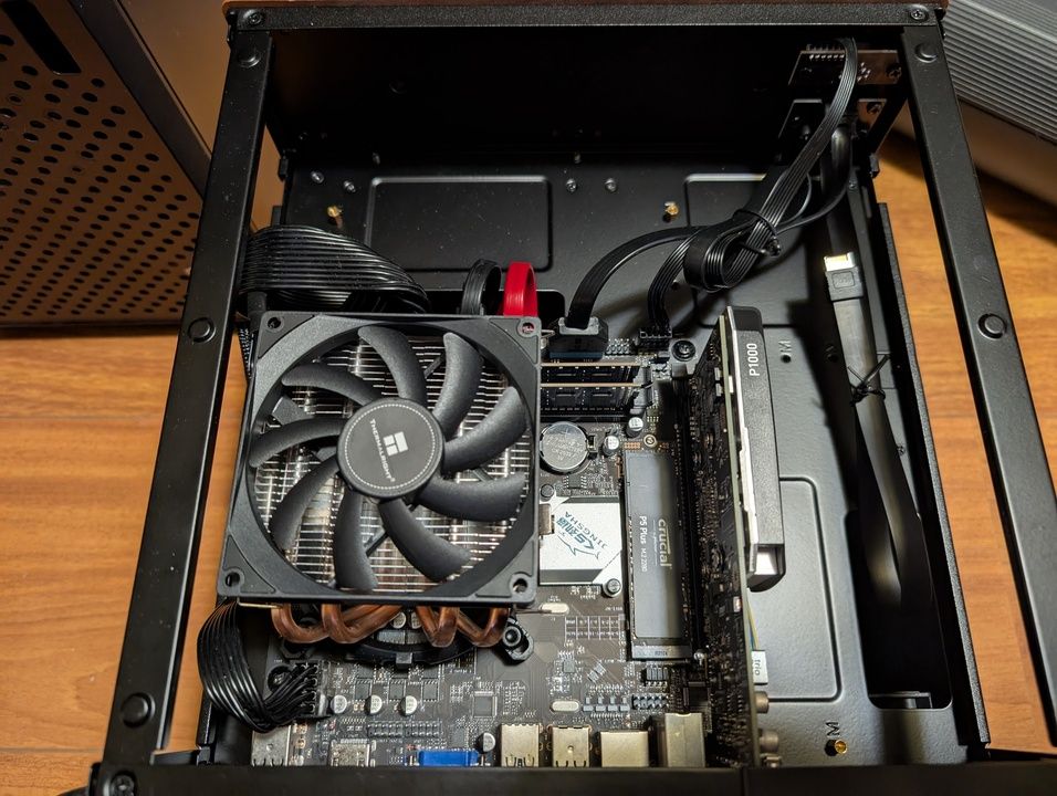 Montage de la machine